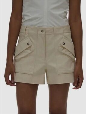 Helmut Lang Beige Cargo Pocket Shorts